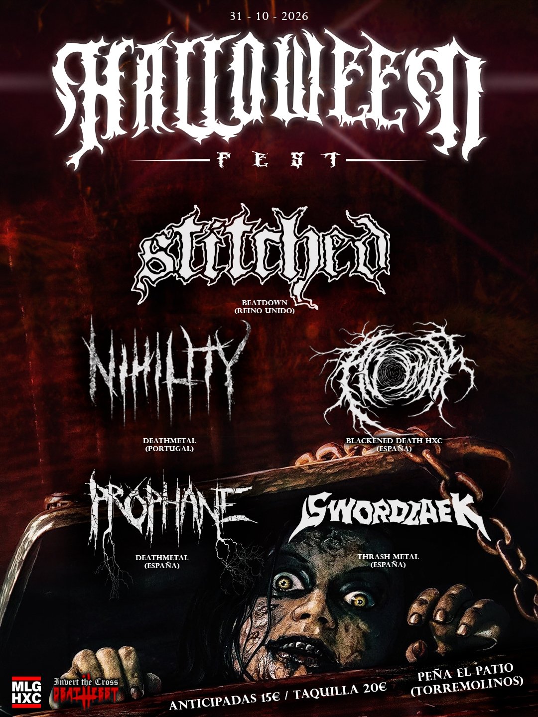 Halloween Fest — Stitched, Nihility, Abysser, Prophane, Swordlaek